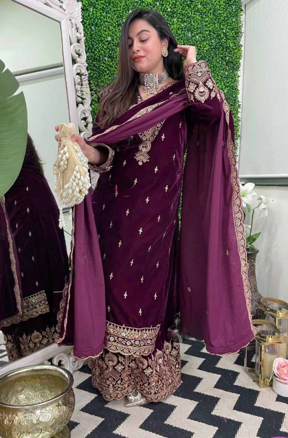 Product Image - 3 Piece Stylish Kurti Dupatta with Beautiful Palazzo