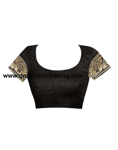 Black Jacquard Banarasi Silk Saree