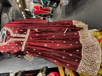 Product Image - Shop designer Anarkali suits for weddings, parties, receptions, e - 1