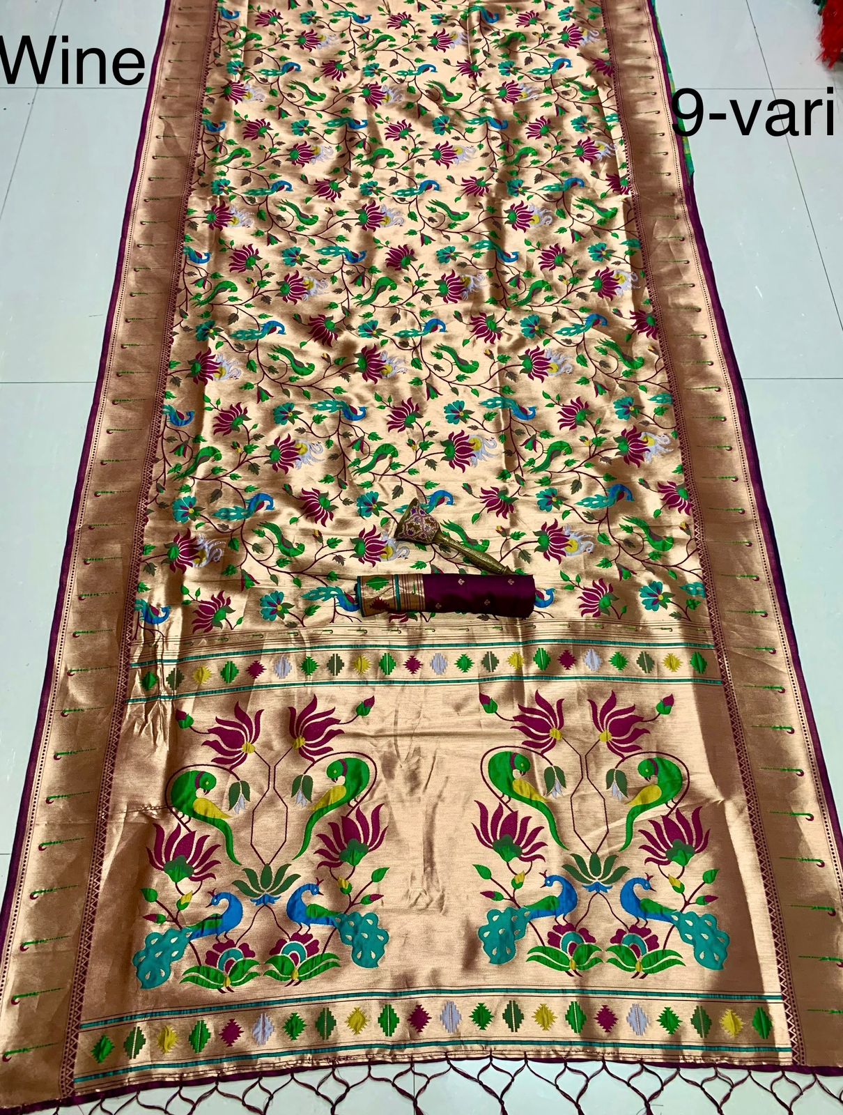 Product Image - Designer Silk Saree - Pure Kanchivram Pethani Exclusive