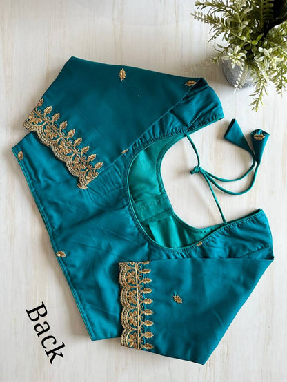 Elegant Camric Cotton Kurta with Stunning Zari & Embroidery