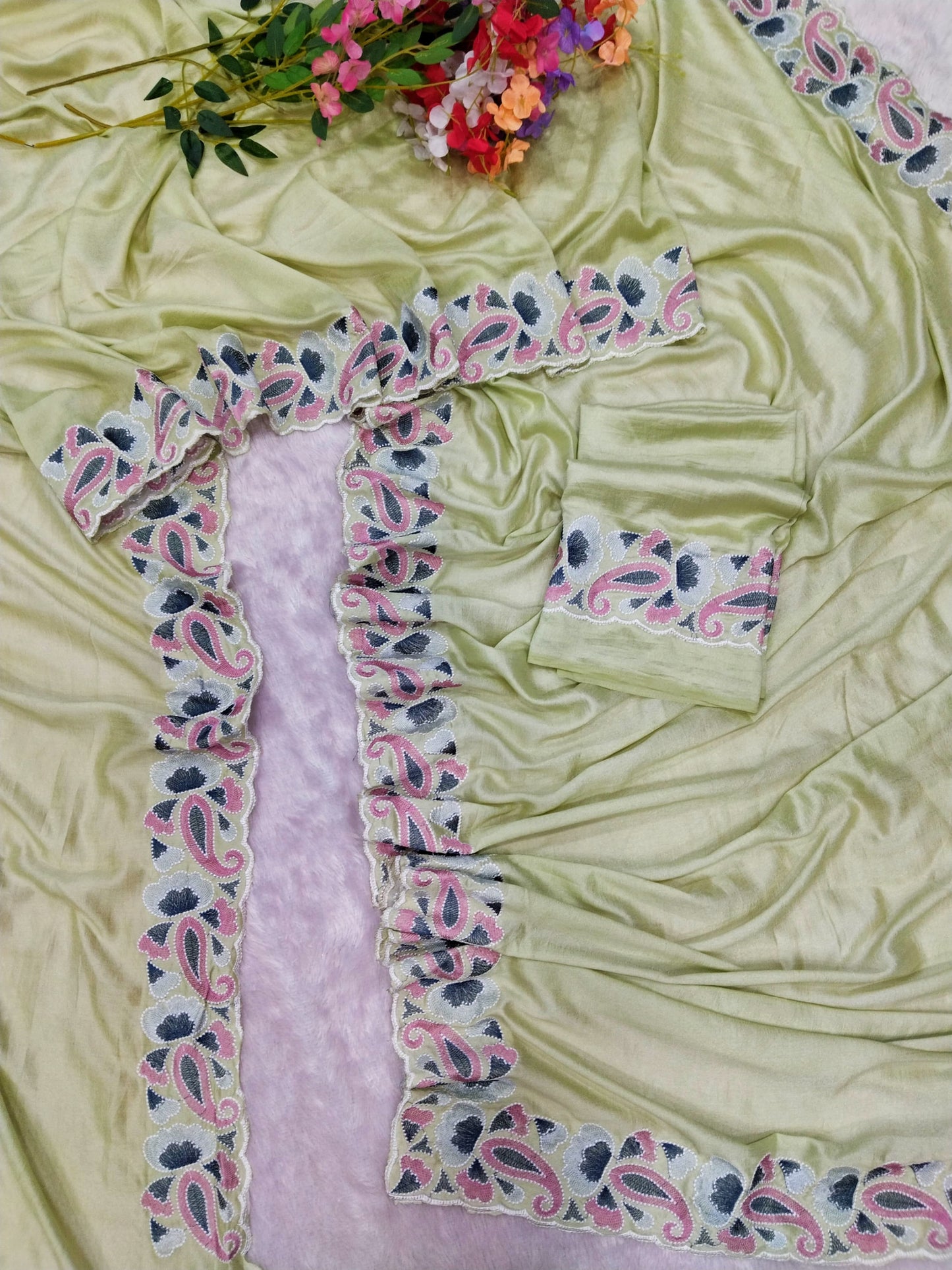 Product Image - Stunning Designer Georgette Saree Collection - ASN-59