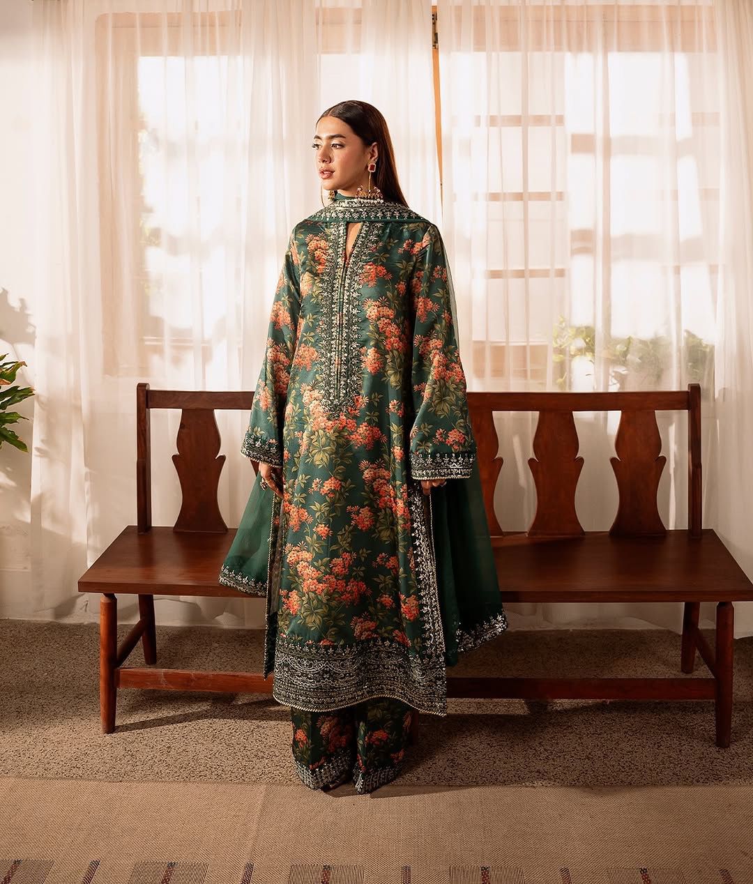 Product Image - Exquisite 3-Piece Eid Collection Kurti-Plazzo with Dupatta