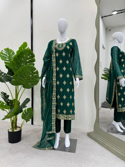 Product Image - Designer Georgette Ethnic Wear | 5813 Series Festive Attire