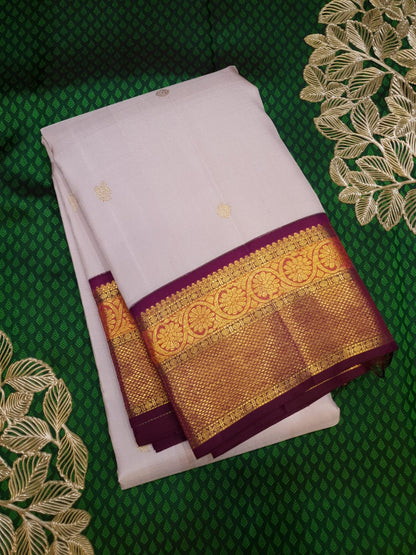 Product Image - 2G Pure Kanjivaram Silk Designer Saree