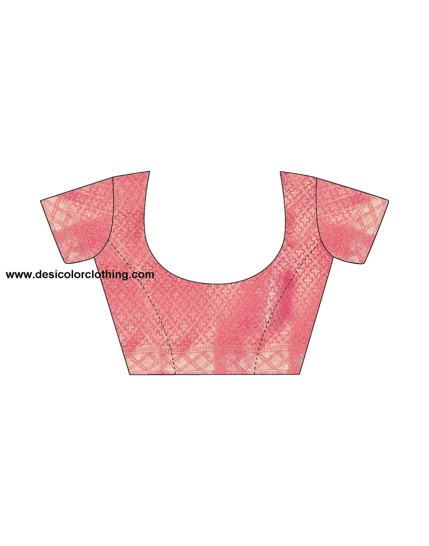 Pink Banarasi Silk Woven Saree