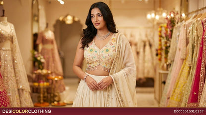 Product Image - Designer fully striched lehengas for wedding - 5