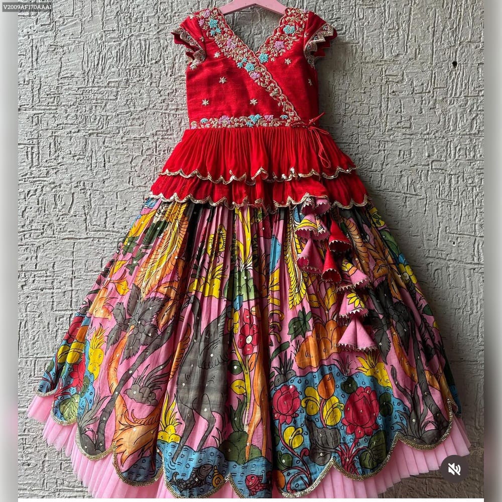 Product Image - Designer Kediya Style Lahenga Set - Ethnic Festive Wedding Wear