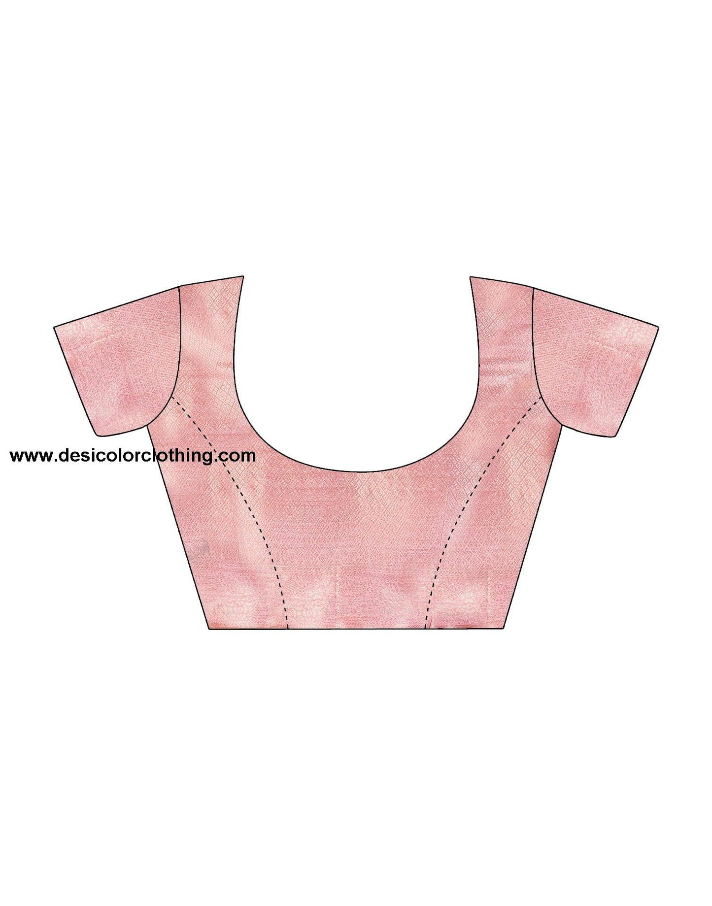 Pink Banarasi Silk Woven Saree