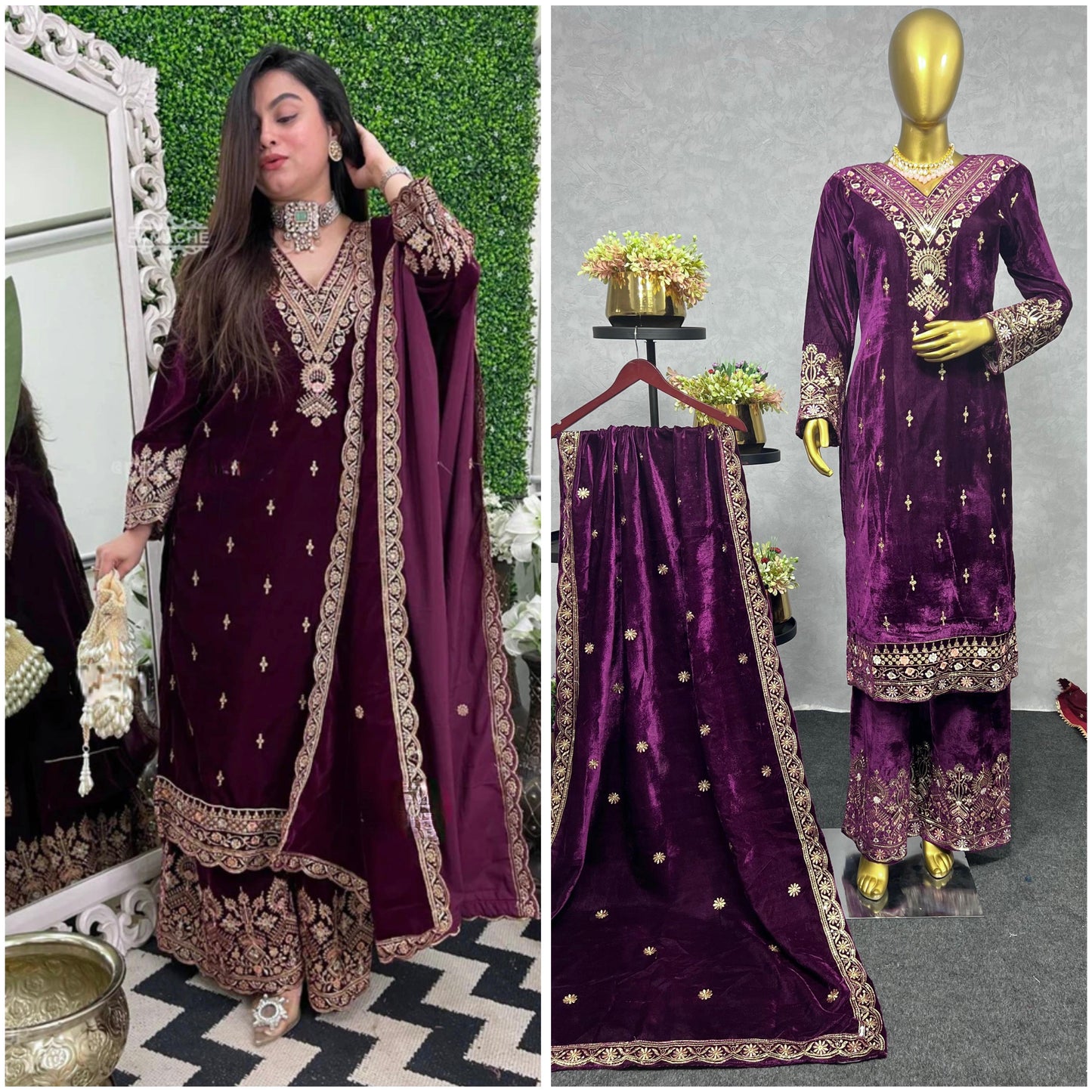 Product Image - 3 Piece Stylish Kurti Dupatta with Beautiful Palazzo