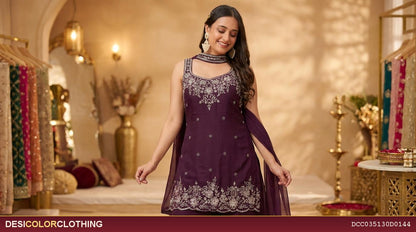 Product Image - Elegant Designer Plazzo Suits for Unforgettable Weddings - 2