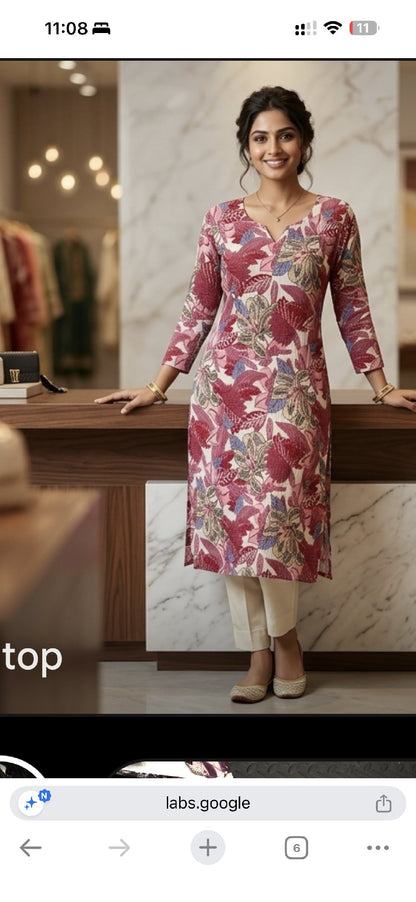 Product Image - Beautiful krutas and tops for daily wear or office were - 2