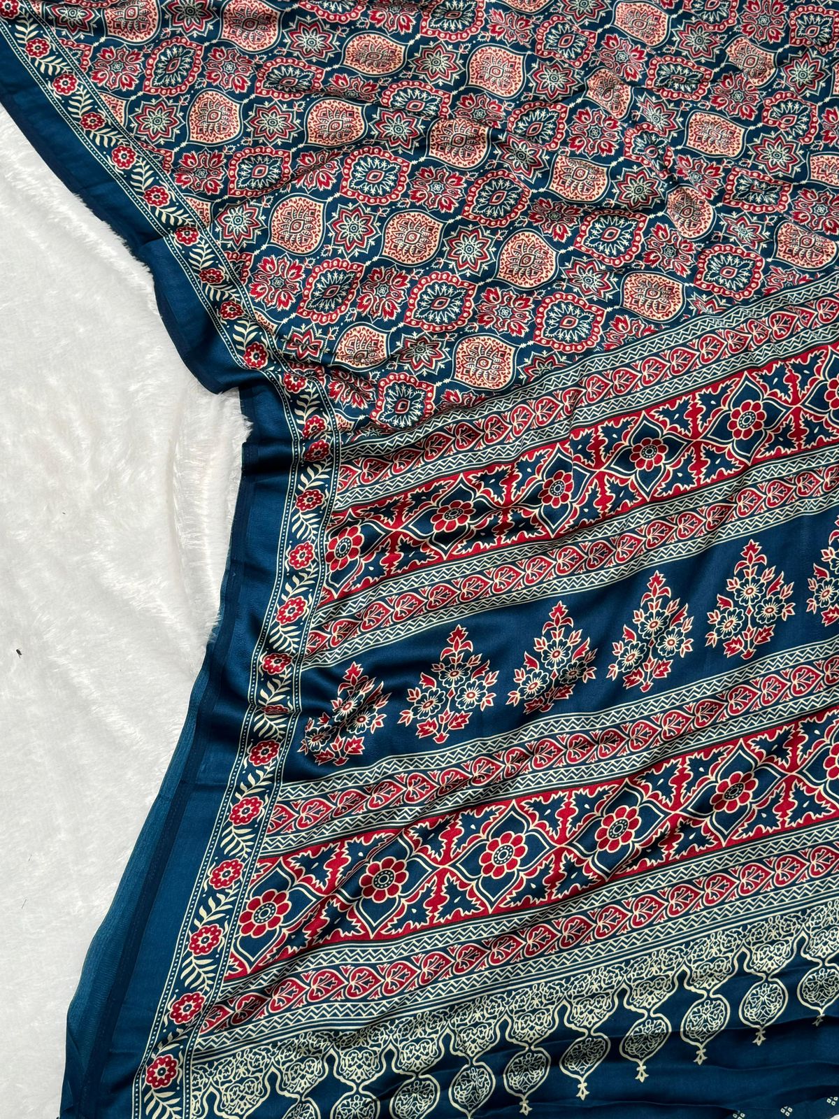 Product Image - Elegant Semi Gajji Bandhej Silk Saree - Perfect Ethnic Wear