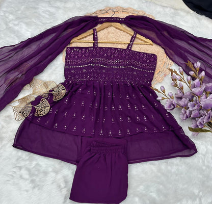 Product Image - Elegant Wedding Saree - Designer Fox Georgette