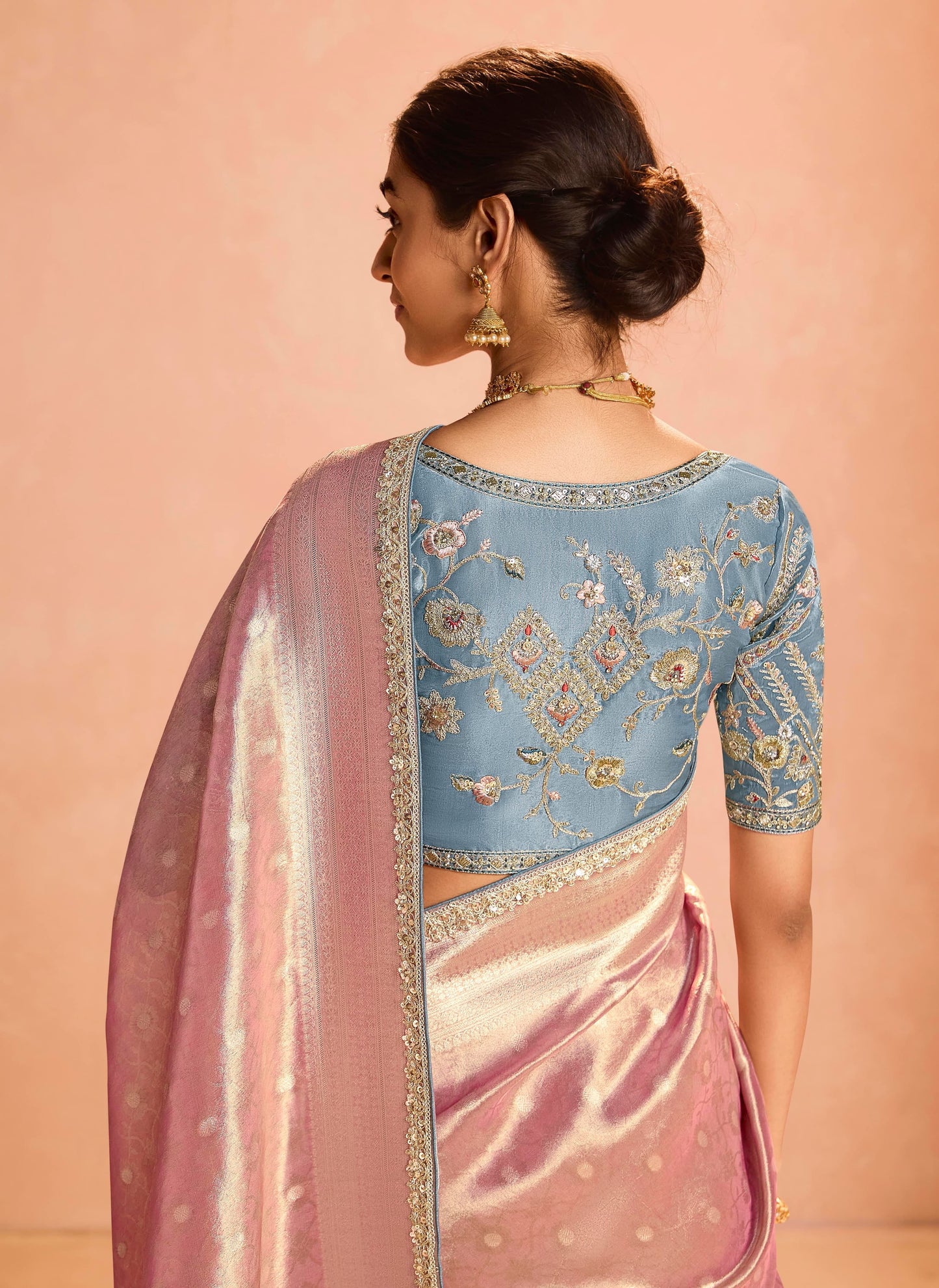 Product Image - Exquisite Soft Silk Saree with Dual Zari Weaving Design