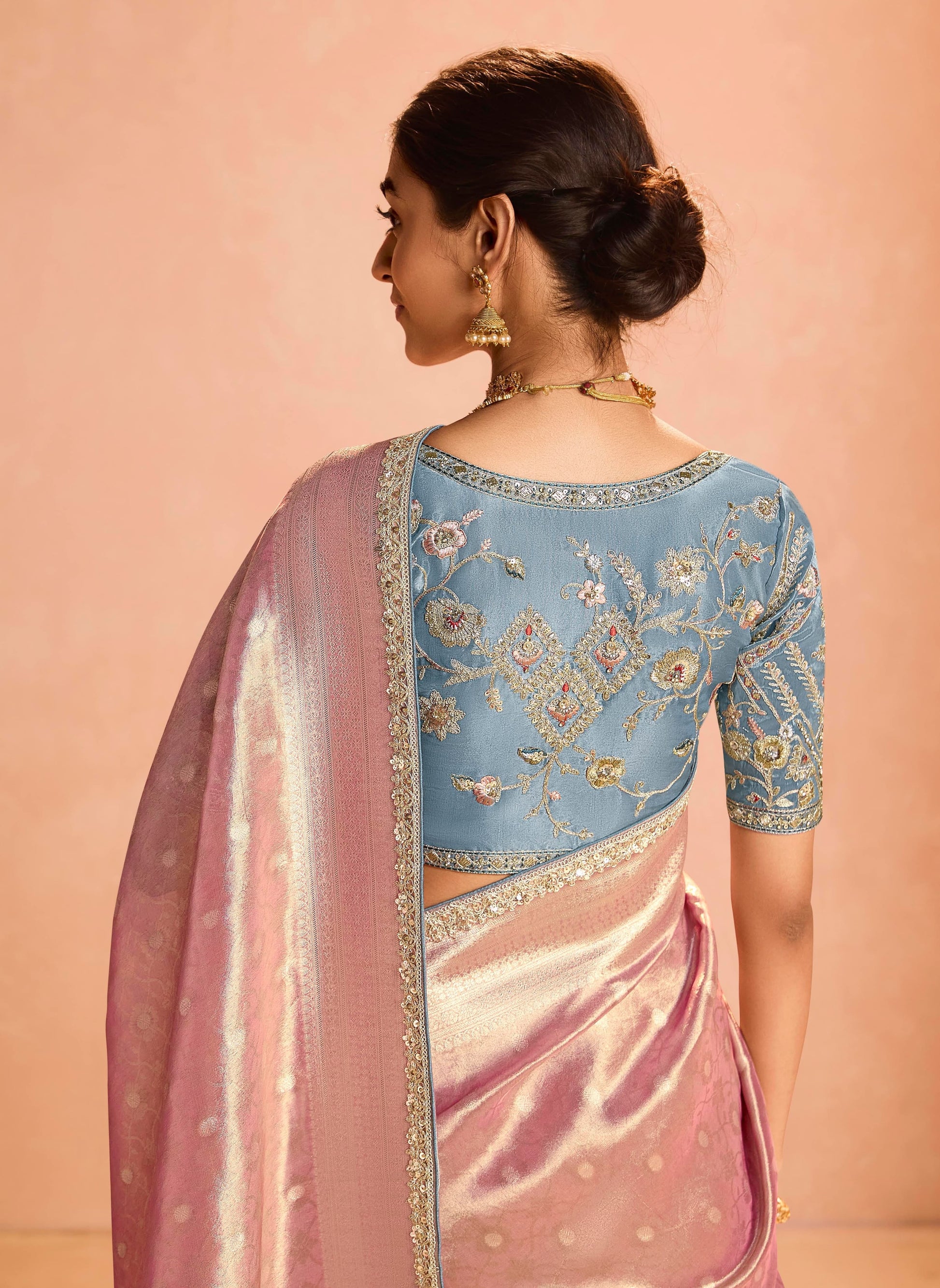 Product Image - Exquisite Soft Silk Saree with Dual Zari Weaving Design