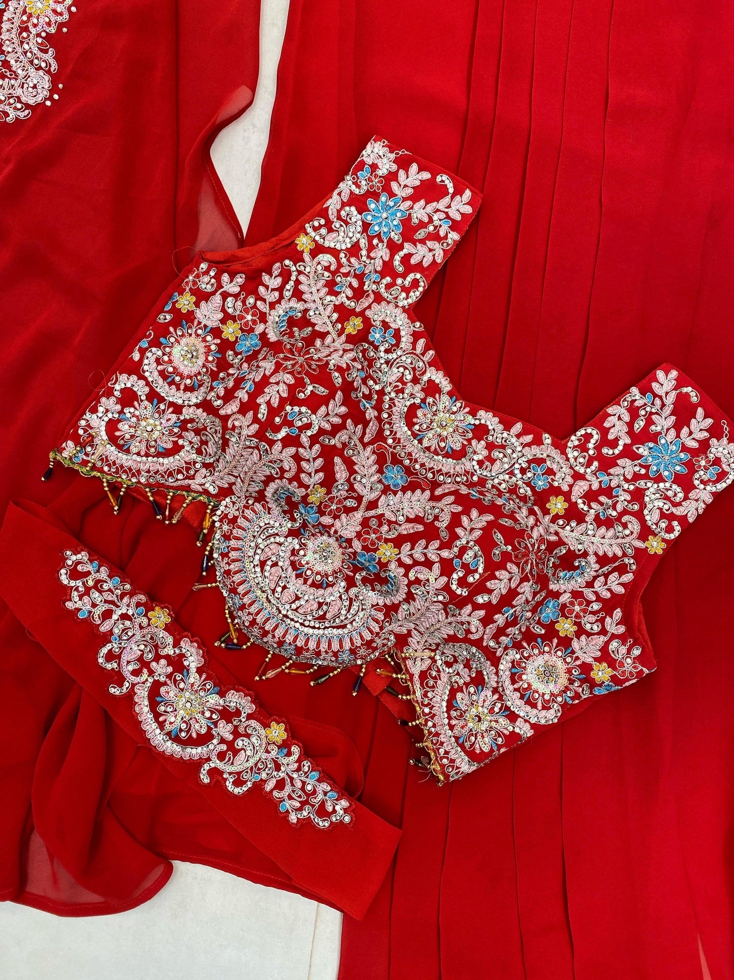Product Image - Elegant Indo-Western Draped Dhoti Set
