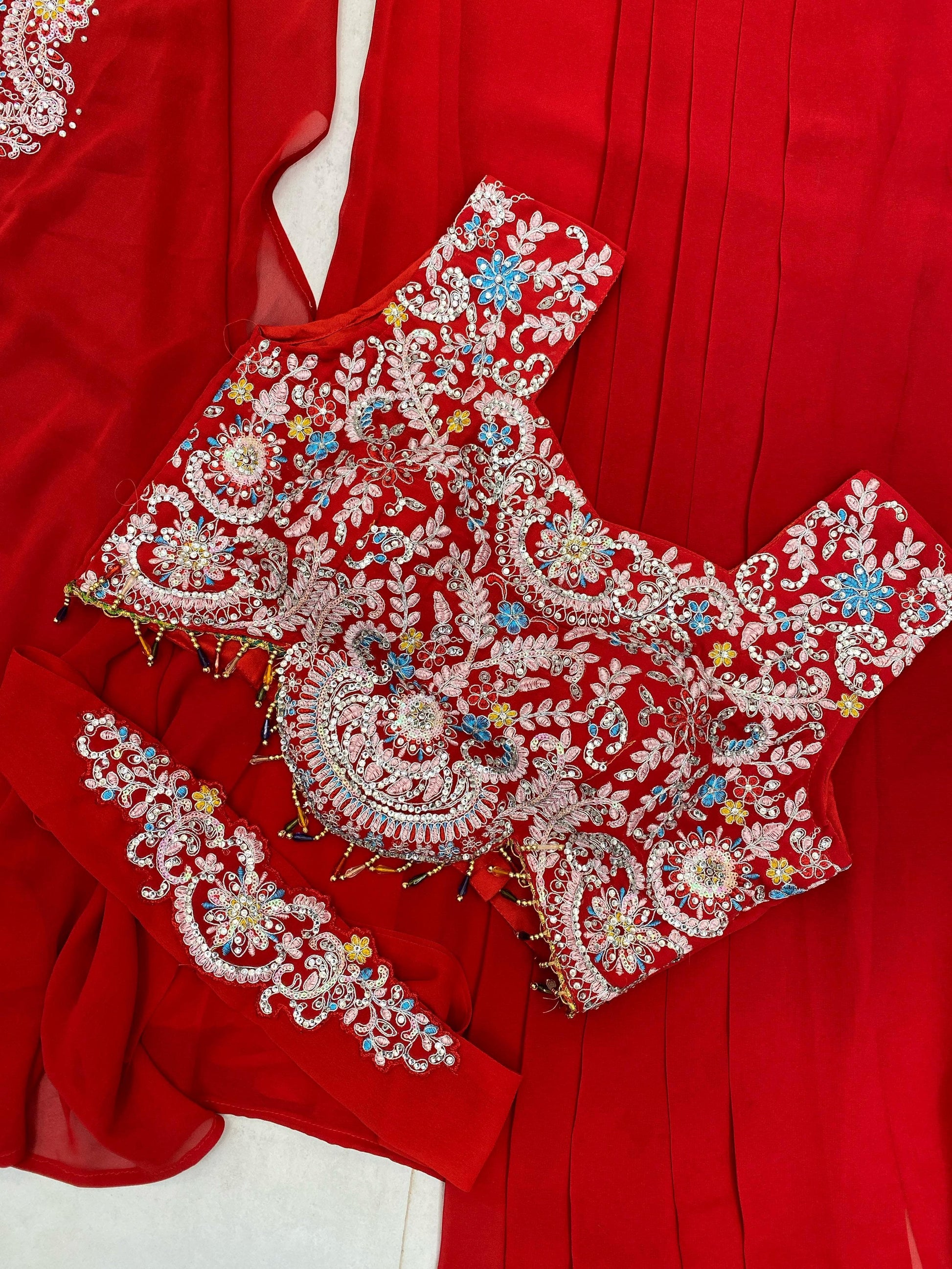 Product Image - Elegant Indo-Western Draped Dhoti Set