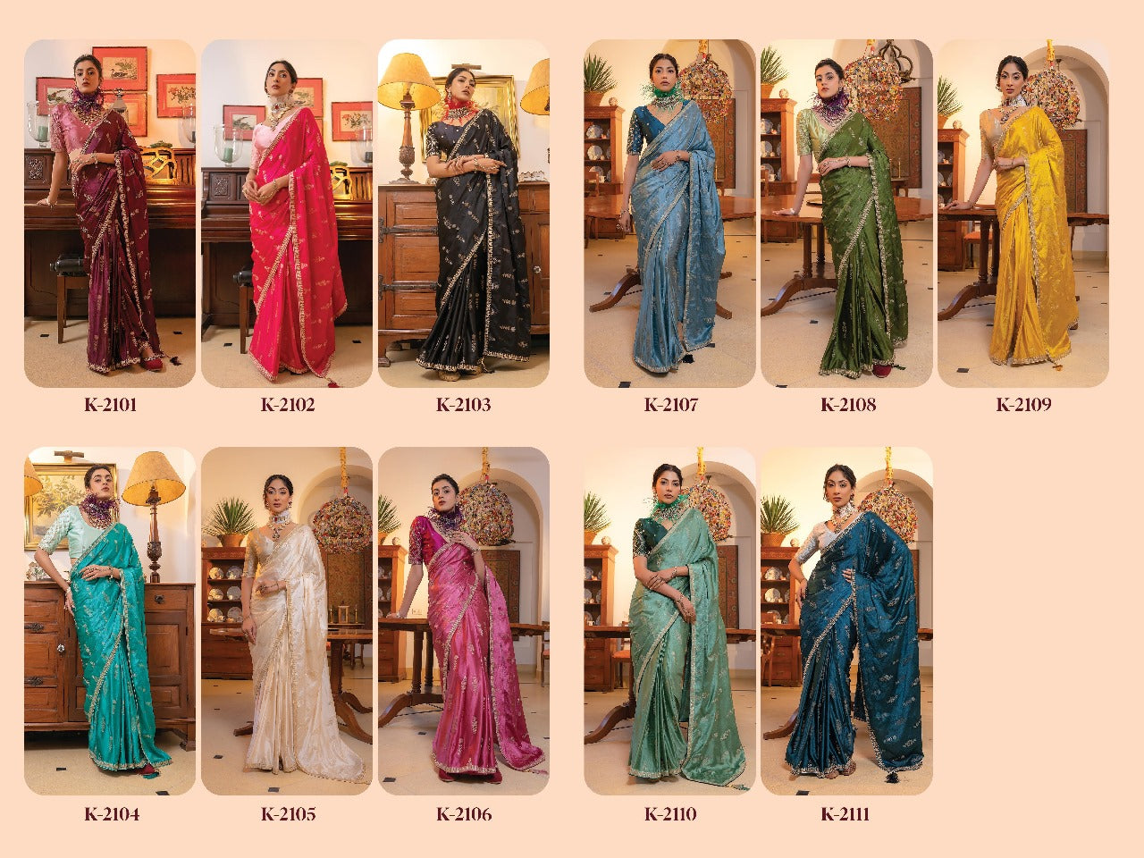 Product Image - Kamya Silk Designer Saree by Kira - Pure Satin with Hand Dyeing & Embroidery