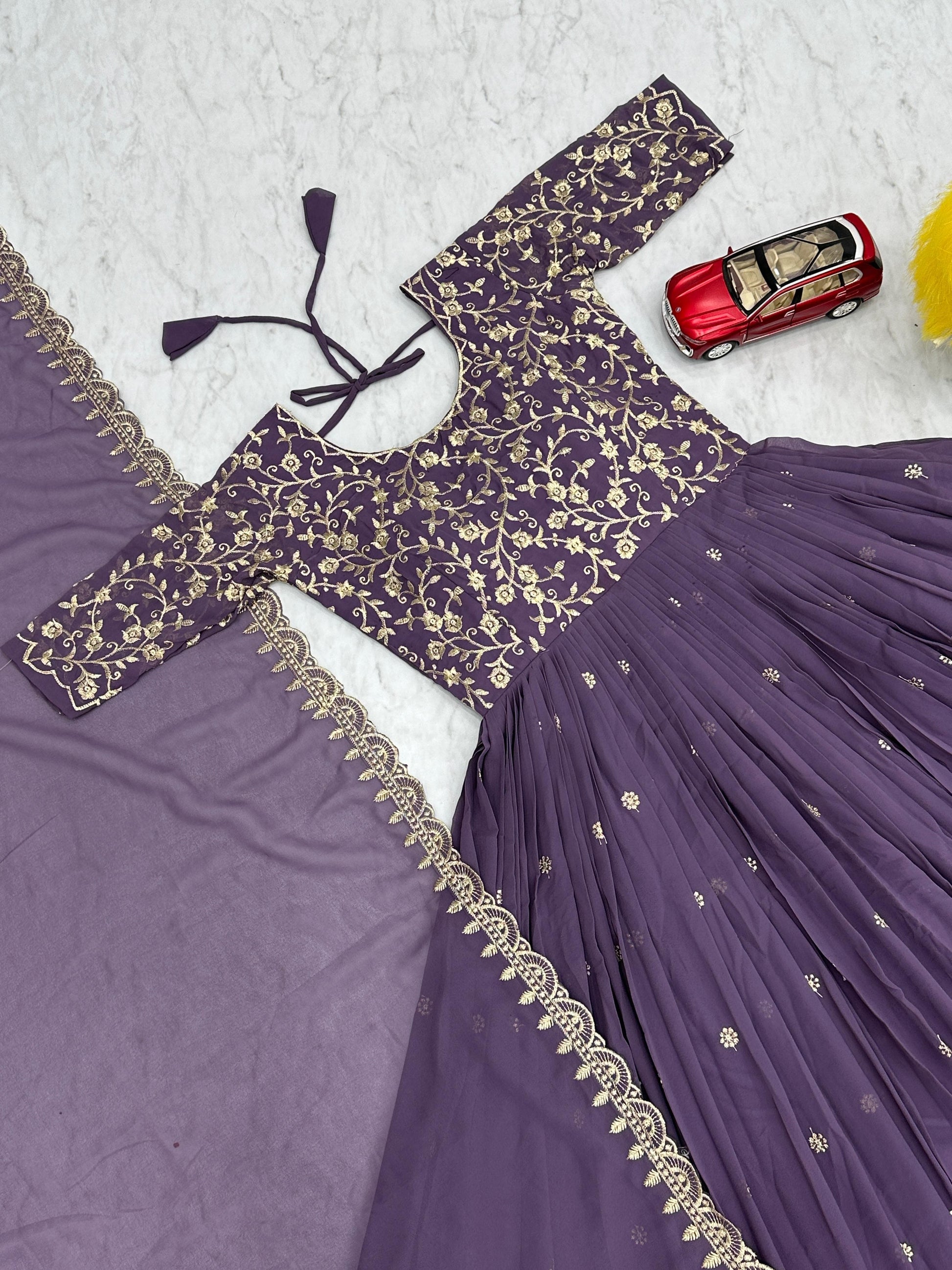 Product Image -  Designer Georgette Festival Gown