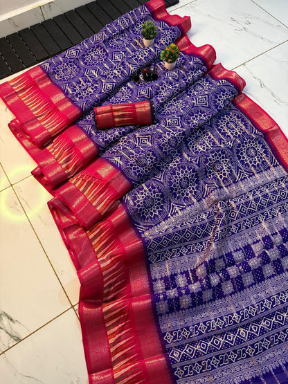 Product Image - Designer Bandhej Special Saree