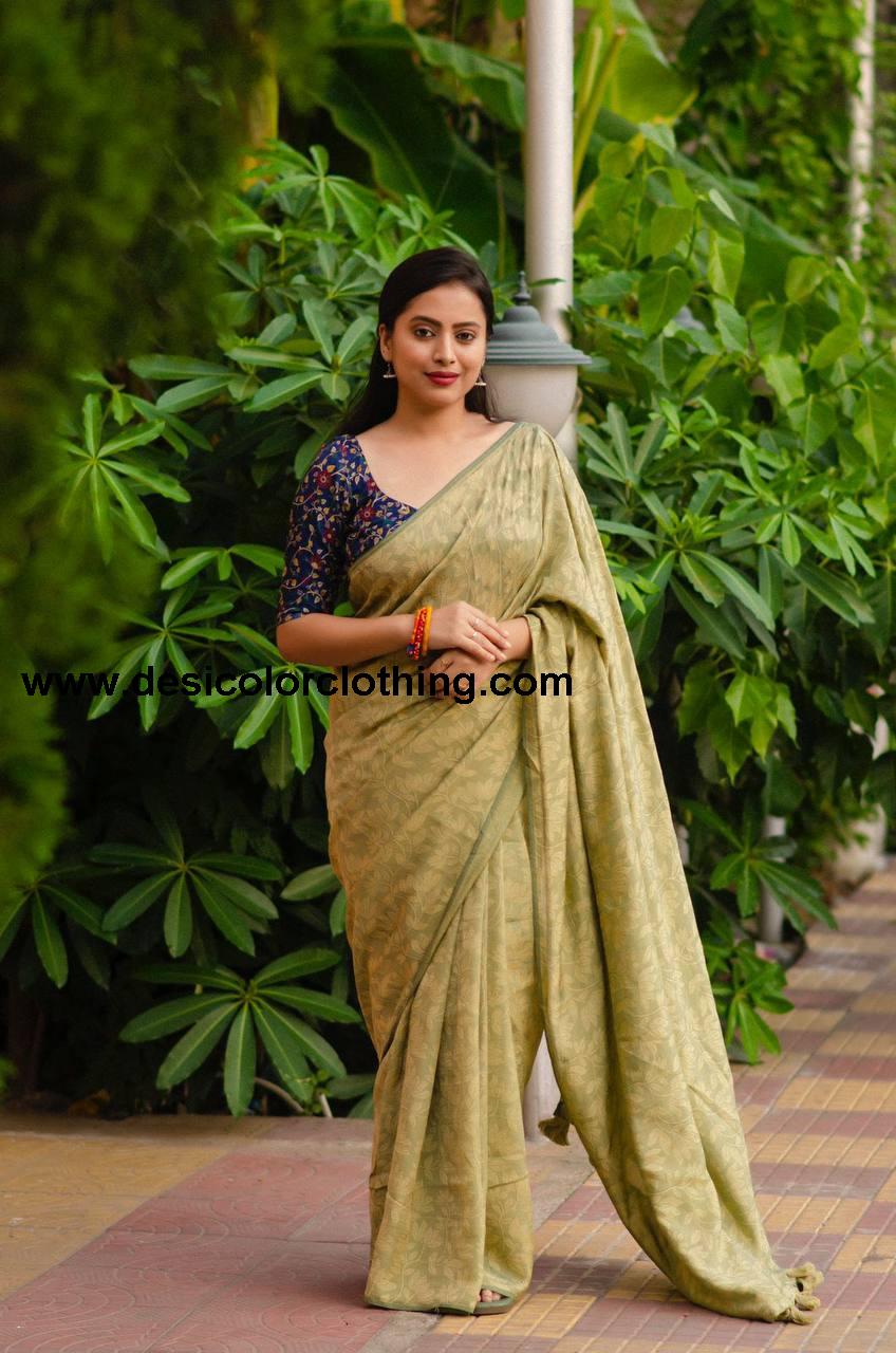Soft Silk Self Woven Jacquard Saree**
