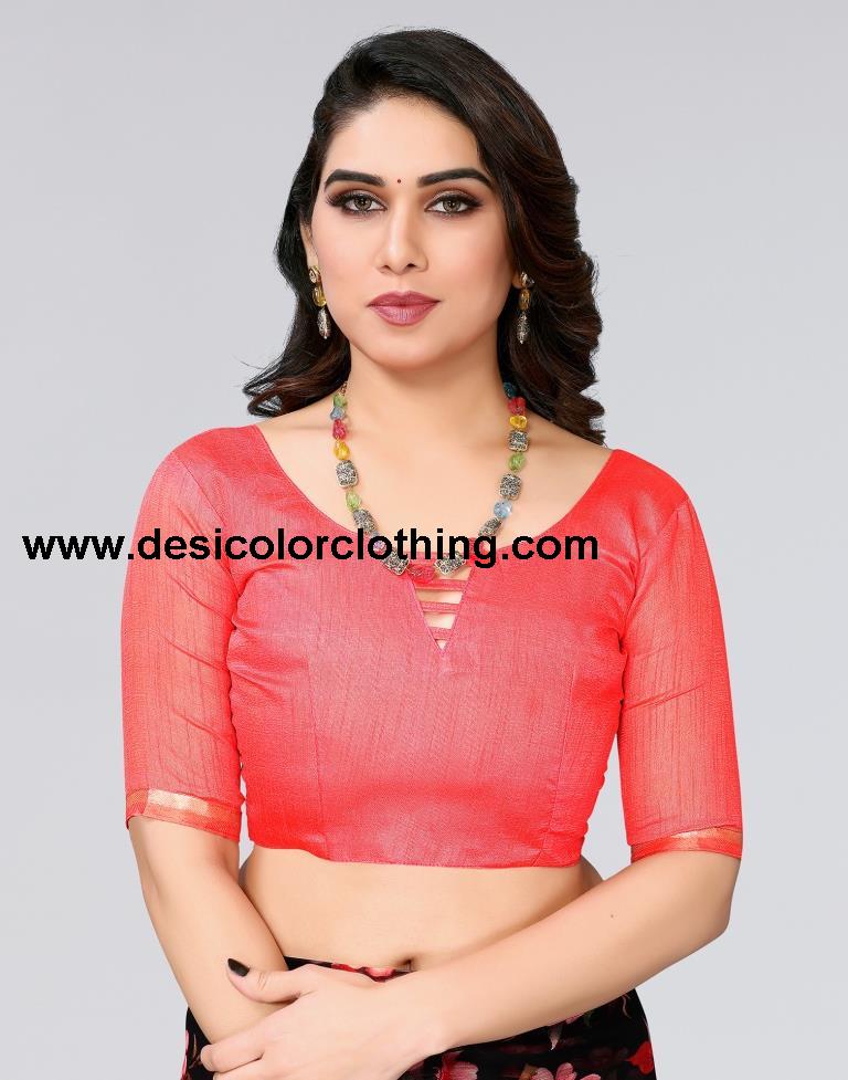Black Printed Chiffon Saree