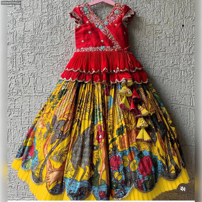 Product Image - Designer Kediya Style Lahenga Set - Ethnic Festive Wedding Wear