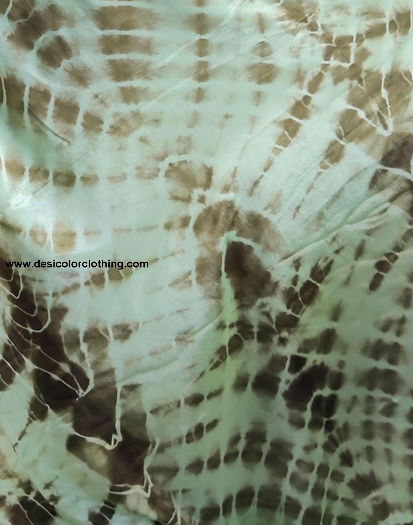 Sea Green Printed Silk Pre-draped Saree