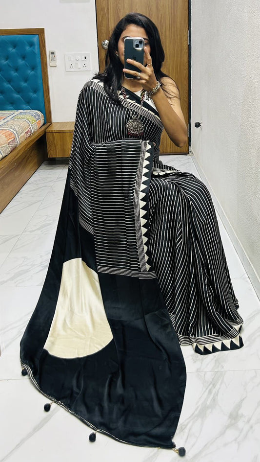 Product Image - Designer Georgette Saree for Weddings and Festive Occasions