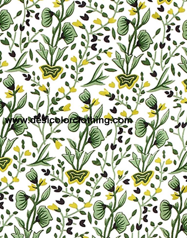 Printed Polyester Unstitched Salwar Suit Material