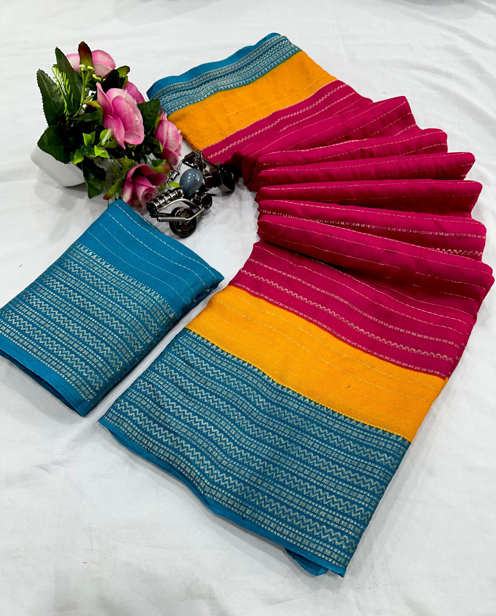 Product Image - Designer Saree: Premium Festive and Wedding Outfit