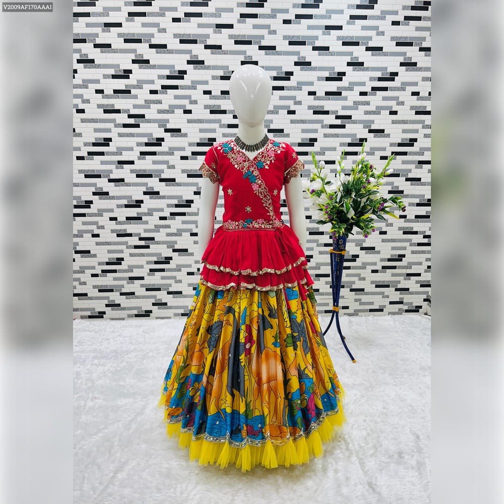 Product Image - Designer Kediya Style Lahenga Set - Ethnic Festive Wedding Wear
