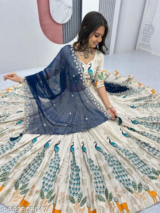 Product Image - Designer fully Striched party wear lehengas for wedding - 2