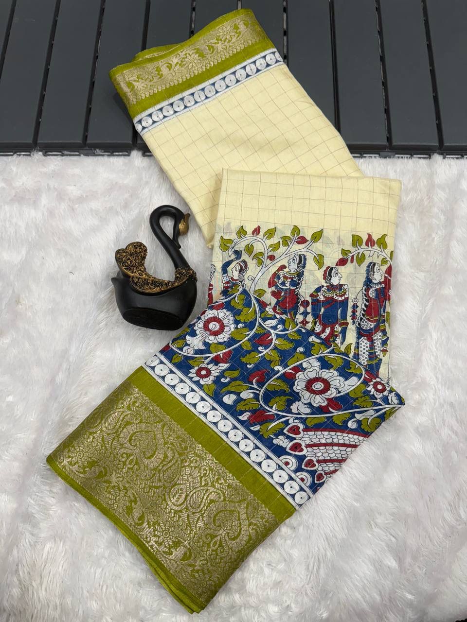 Product Image - Designer Mangalagiri Dola Sarees