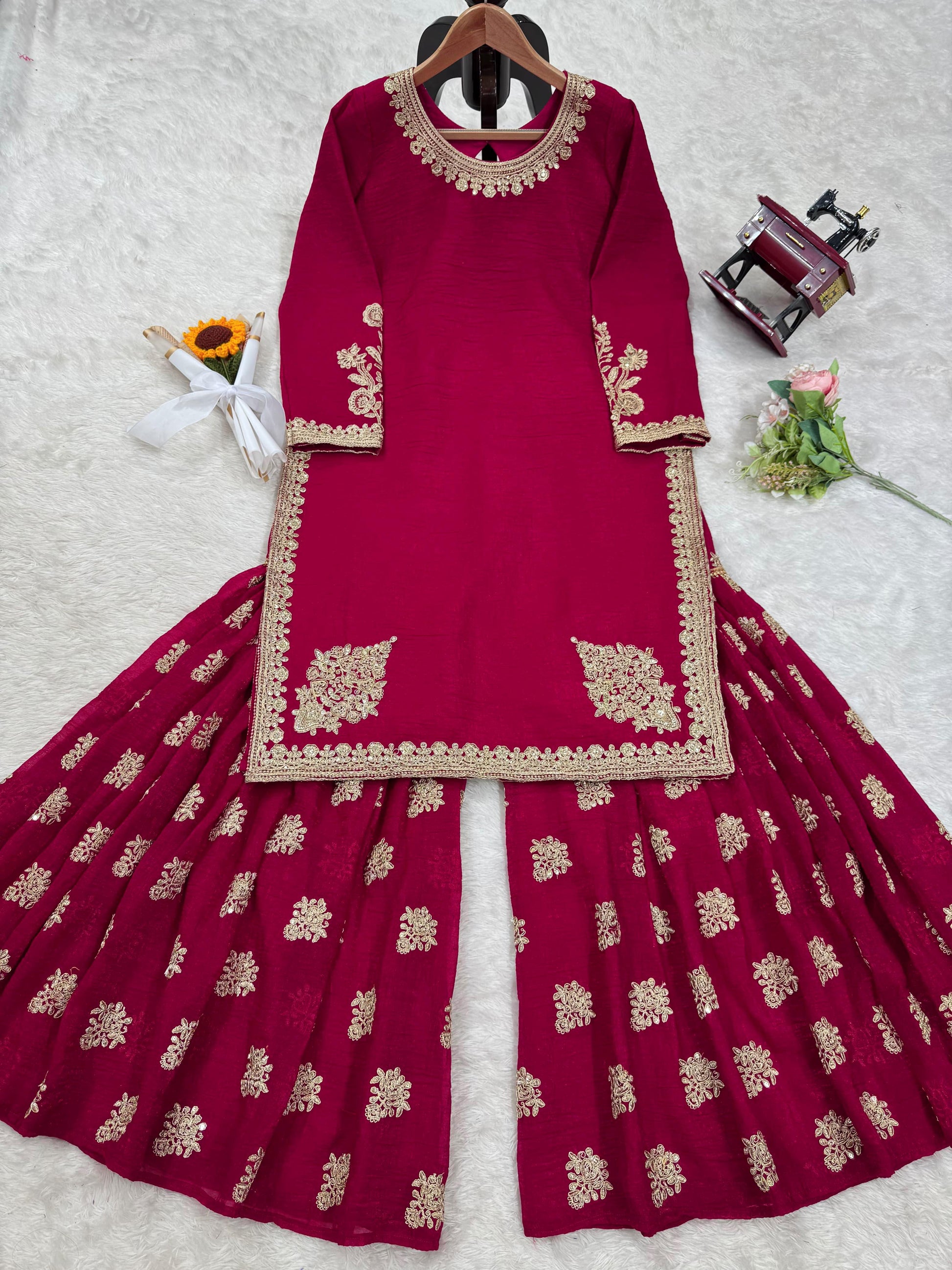 Product Image -   Designer Sharara Suit