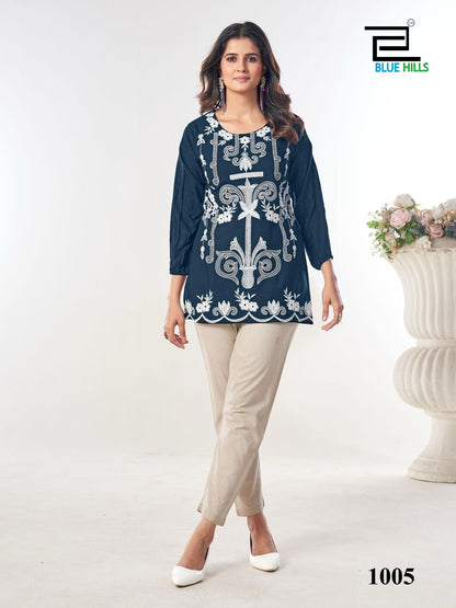 Product Image - Blue Hills Presents RABBIT Embroidered Kurti
