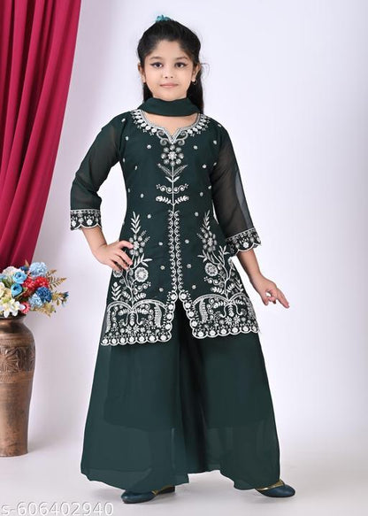 Product Image - Designer Kids Plazzo Suits - Trendy and Comfortable Apparel for Your Little Ones - 1