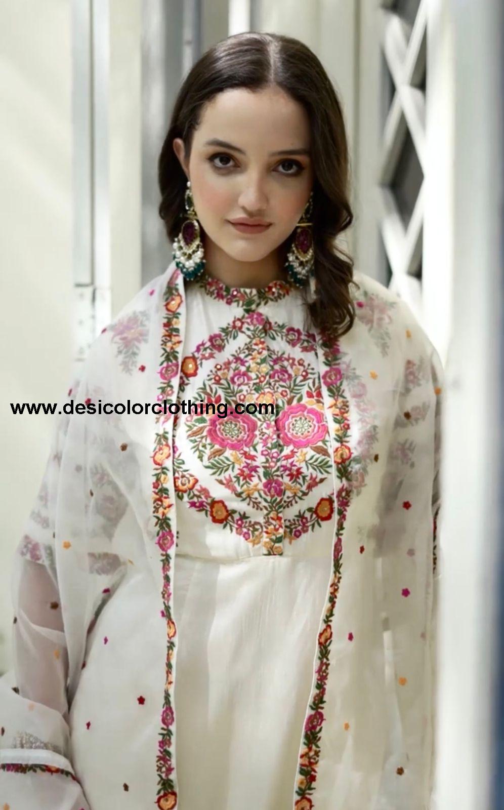 Party Wear Fox Georgette Kurti Pant