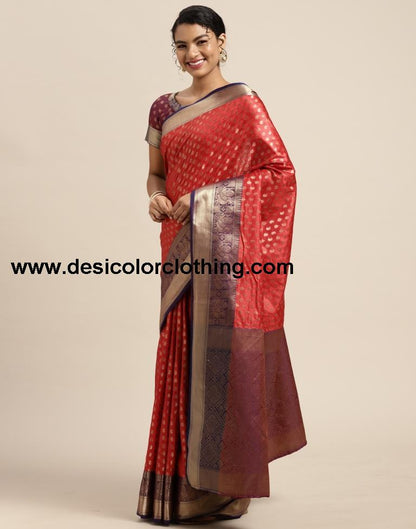 Red Silk Saree