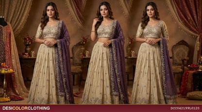 Product Image - Elegant Embroidered Lehenga Choli - 1