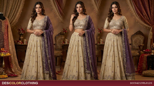 Product Image - Elegant Embroidered Lehenga Choli - 1