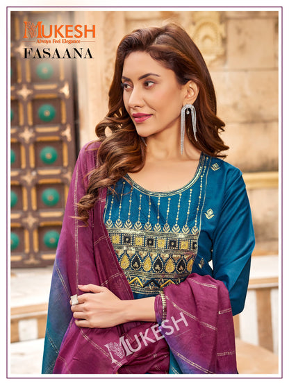 Product Image - FASAANA Designer Saree | Georgette Fabric Ethnic Wear | Wedding Saree & Festive Wear