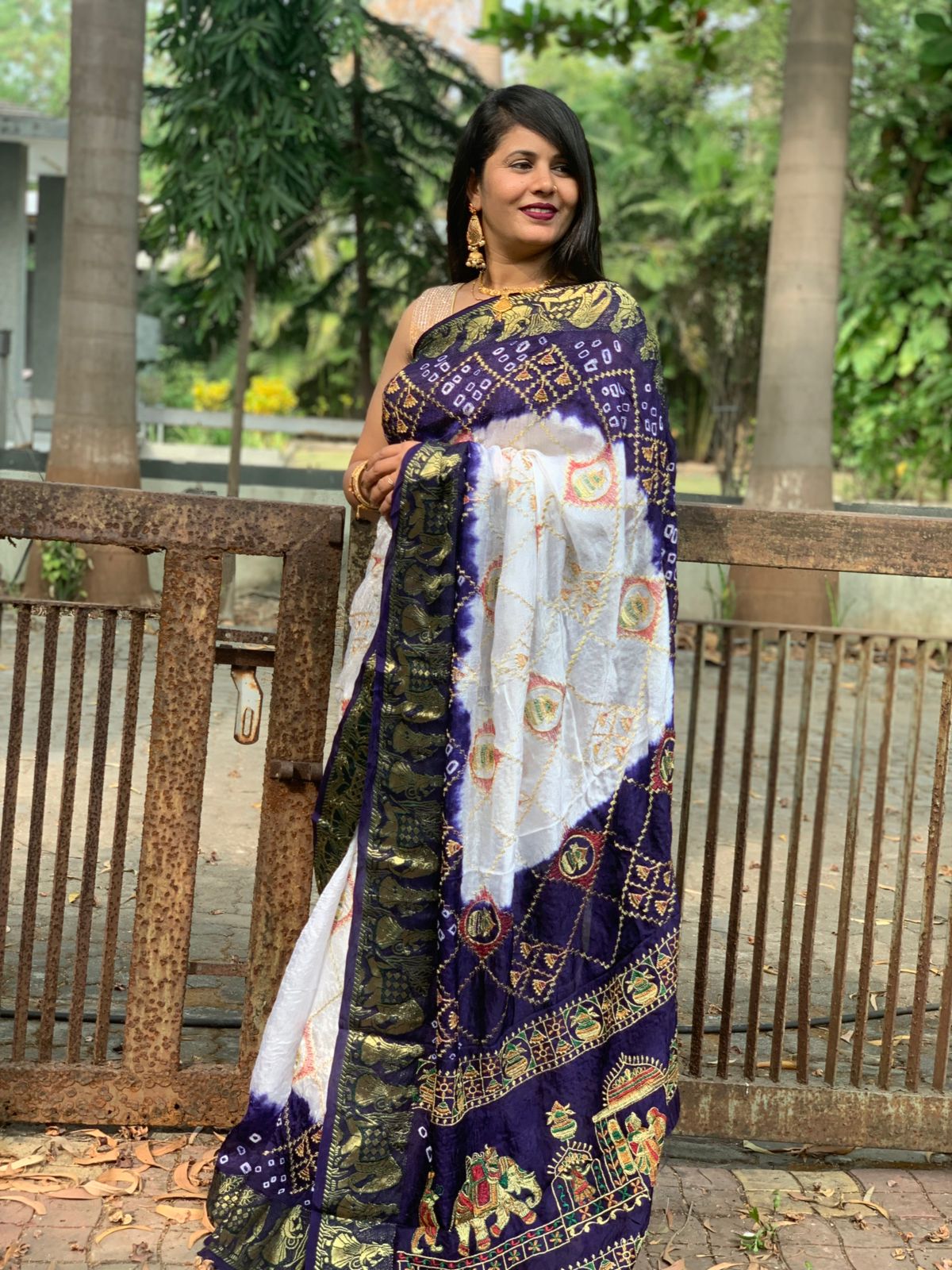 Product Image - Exquisite Pavitra BANDHEJ Pure ATS Silk Bandhej Saree | Festive Wear