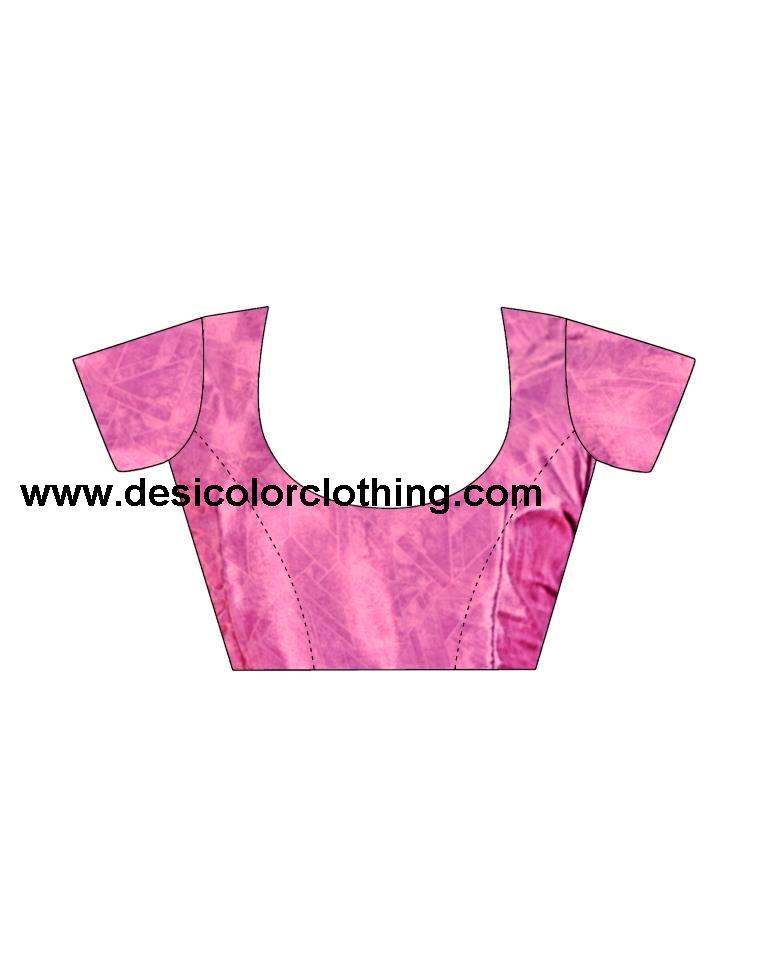 Pink Silk Printed Sarees