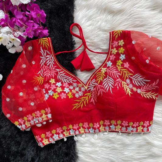 Product Image - Elevate Your Style with Designer Blouses - 1