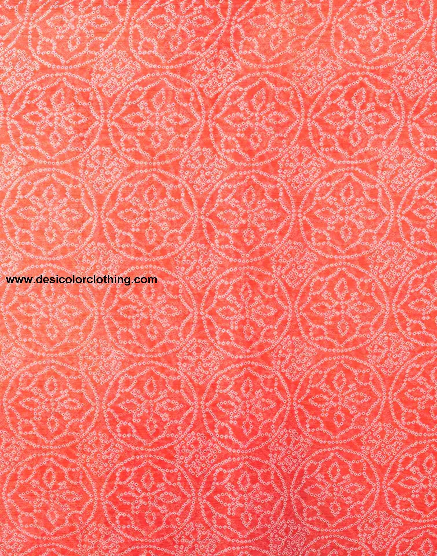 Peach Chiffon Printed Saree
