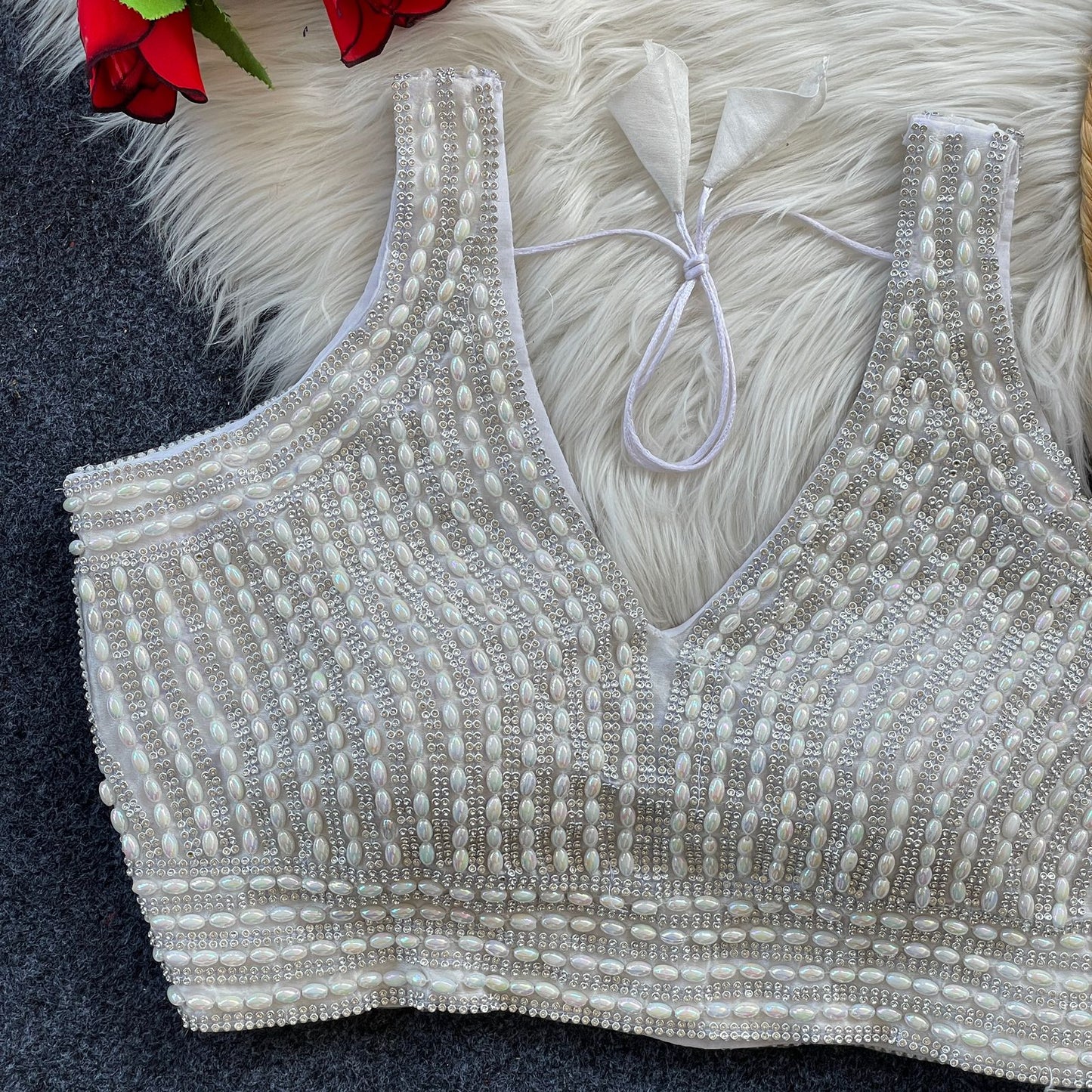 Handcrafted Pure Silk Blouse for Ethnic Wear