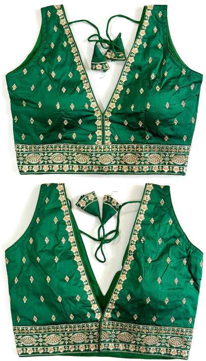 Product Image - Designer Blouse KUNJ - Ethnic Wear in Heavy Silk