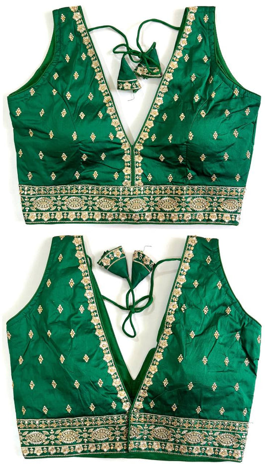 Product Image - Designer Blouse KUNJ - Ethnic Wear in Heavy Silk